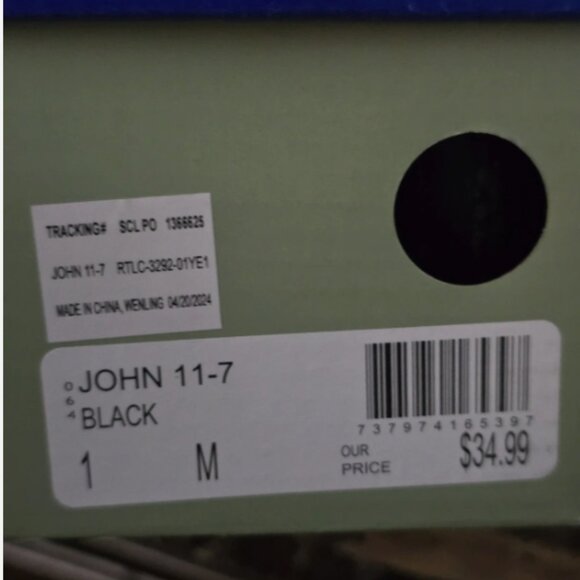 Boys' Freeman Little Kid Black Loafers Dress Shoes Party School Shoes Size 1 - Picture 16 of 16